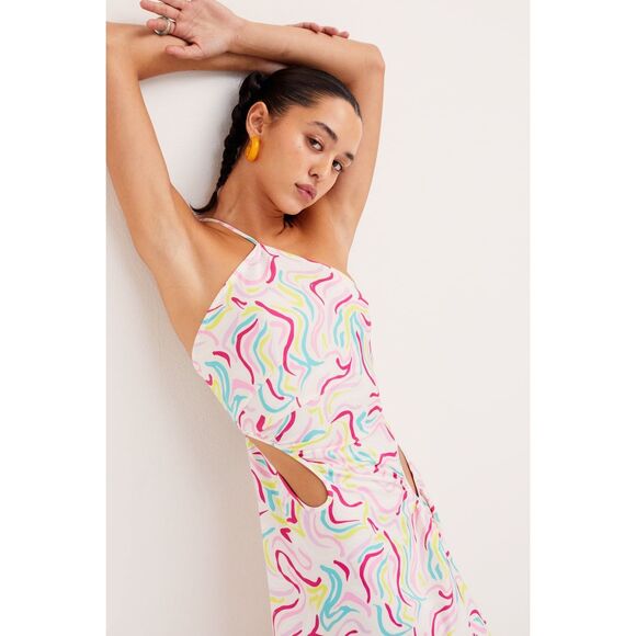 NWT FOR LOVE & LEMONS PALMER MAXI DRESS SIZE S $269 - Picture 4 of 16